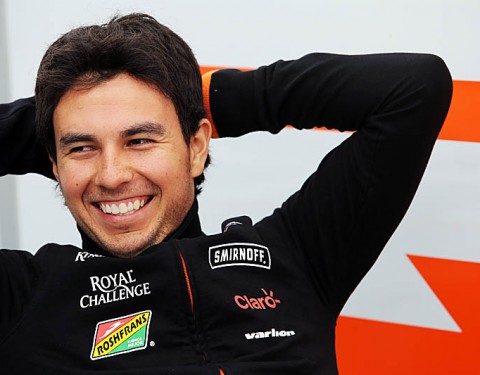 Sergio Perez (MEX) Sahara Force India F1.
Canadian Grand Prix, Thursday 5th June 2014. Montreal, Canada.