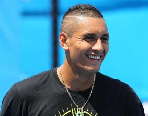 Permanent Link to Kyrgios in ‘racist’ spat with swim legend Fraser MELBOURNE, AUSTRALIA - JANUARY 26: Nick Kyrgios of Australia looks on in a practice session during day eight of the 2015 Australian Open at Melbourne Park on January 26, 2015 in Melbourne, Australia. (Photo by Wayne Taylor/Getty Images)