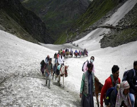 Permanent Link to Over 5,500 Pilgrims Set Out For Amarnath amarnath-yatra