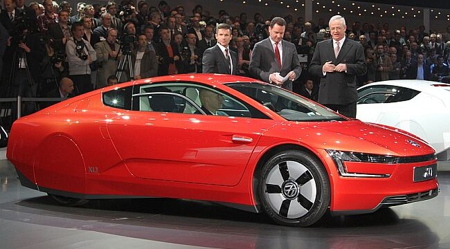 ‘World's most efficient car’ Volkswagen XL1 debuts in Beijing