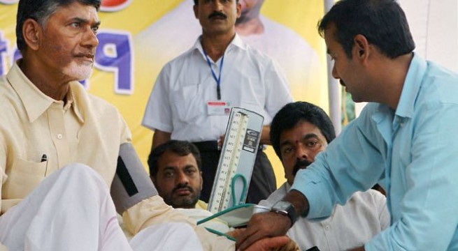Chandrababu Naidu says he is in favour of Telangana