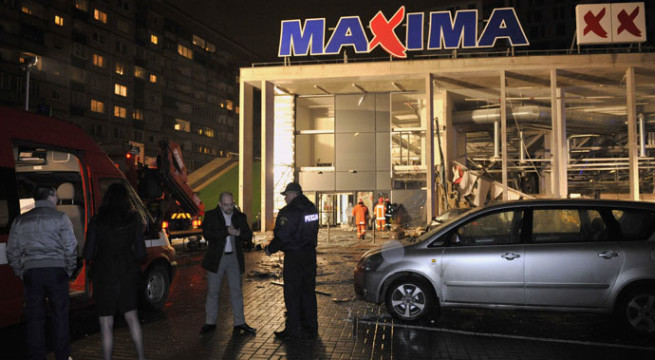 17 killed in Latvia supermarket roof collapse