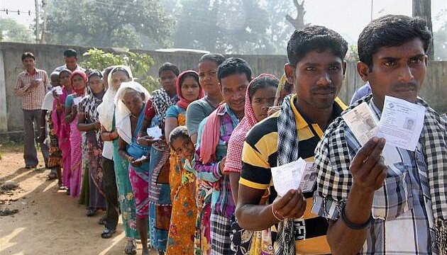 A third of voters cast ballot in Chhattisgarh