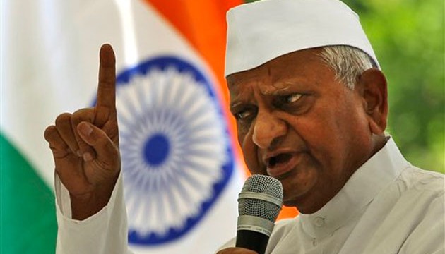 Anna Hazare to observe indefinite fast for Lokpal Bill from Dec 10