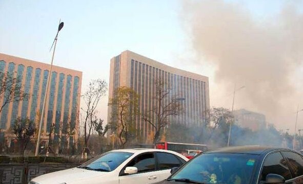 Blasts outside CPC office in China, one dead, 8Injured.