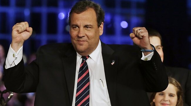 Republican New Jersey Governor Chris Christie wins re-election