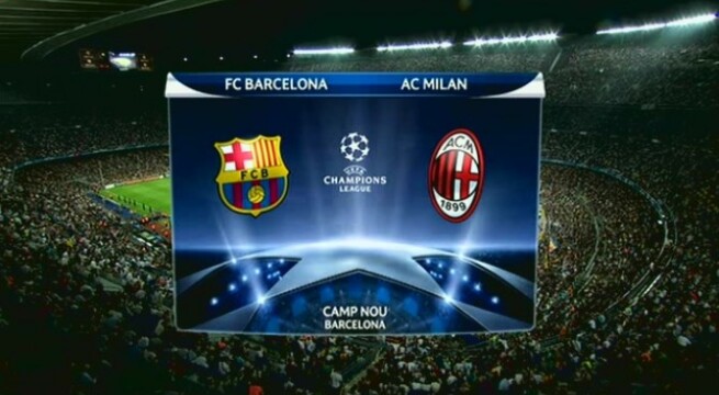 FC Barcelona defeats Milan 3-1 in Champions League