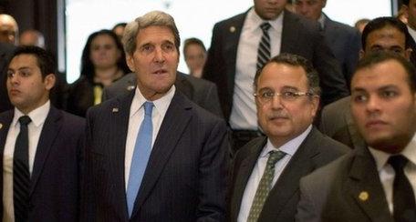 Kerry urges 'democracy and stability' on Egypt stop first since Morsy outster