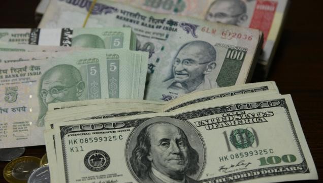 Rupee down 28 paise against dollar