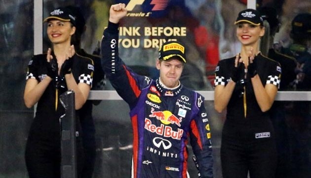 Sebastian Vettel wins Abu Dhabi Grand Prix