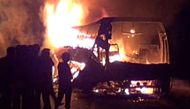 7 killed in Karnataka bus fire