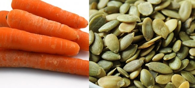 Carrots, pumpkin seeds can make your skin glow