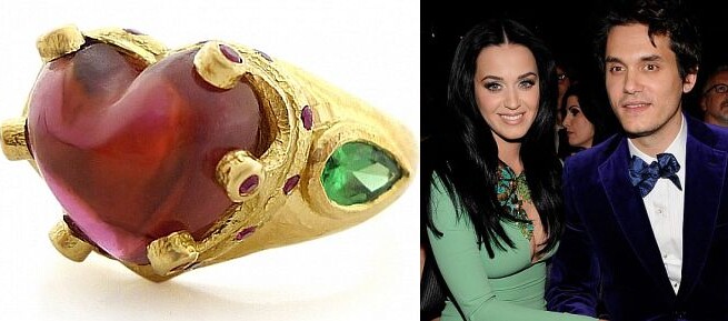 Katy Perry shows off John Mayer engagement ring at MTV EMA