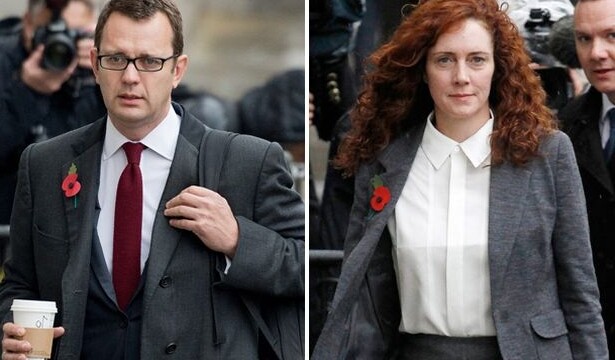 Phone hacking trial: Andy Coulson and Rebekah Brooks