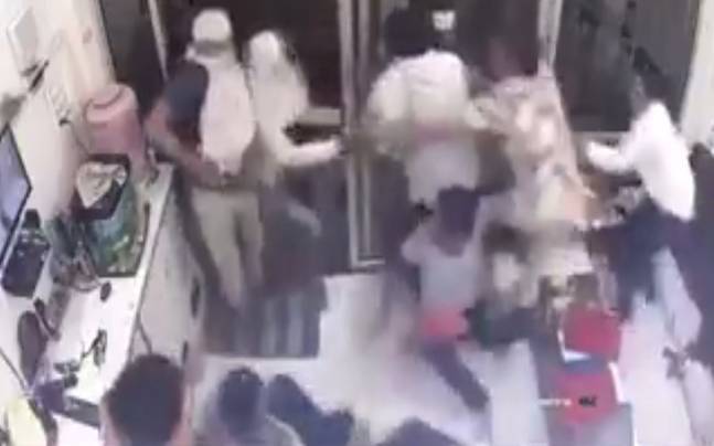 CCTV captures terrifying mudslide engulfing Nepal-China border